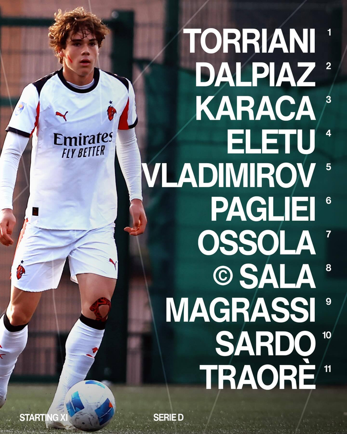 米兰未来客场挑战Oltrepò 意丁联赛第23轮焦点战