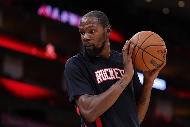 杜兰特带伤出战火箭迎战湖人G2比赛